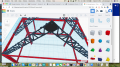 Close up of truss