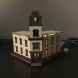 Lighted Hotel Front